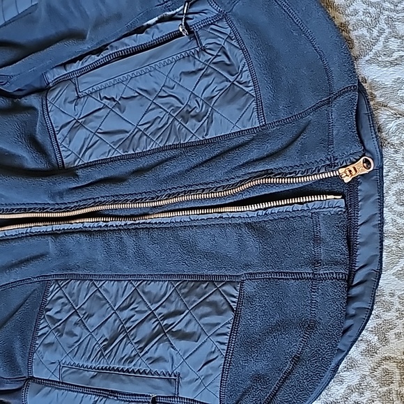 LULULEMON Navy FLEECEY KEEN JACKET - Picture 5 of 11